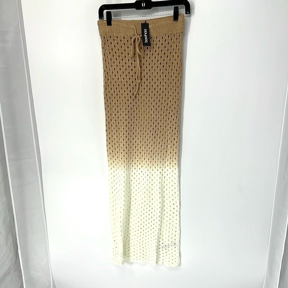 Obermeyer Other - Boohoo NWT crochet maxi cover up skirt women’s large